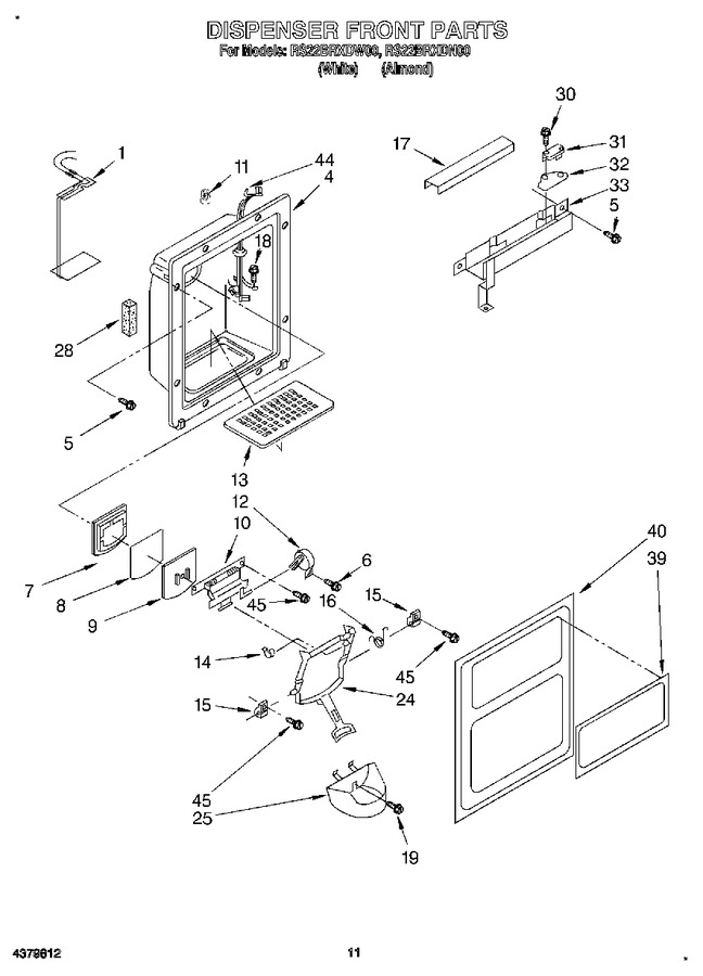 Diagram for RS22BRXDW00