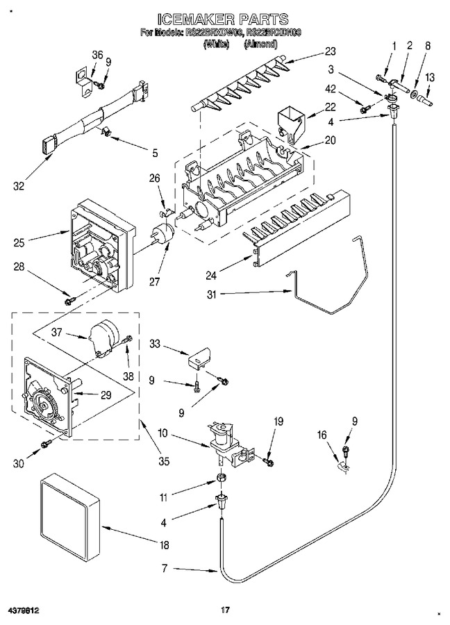 Diagram for RS22BRXDW00
