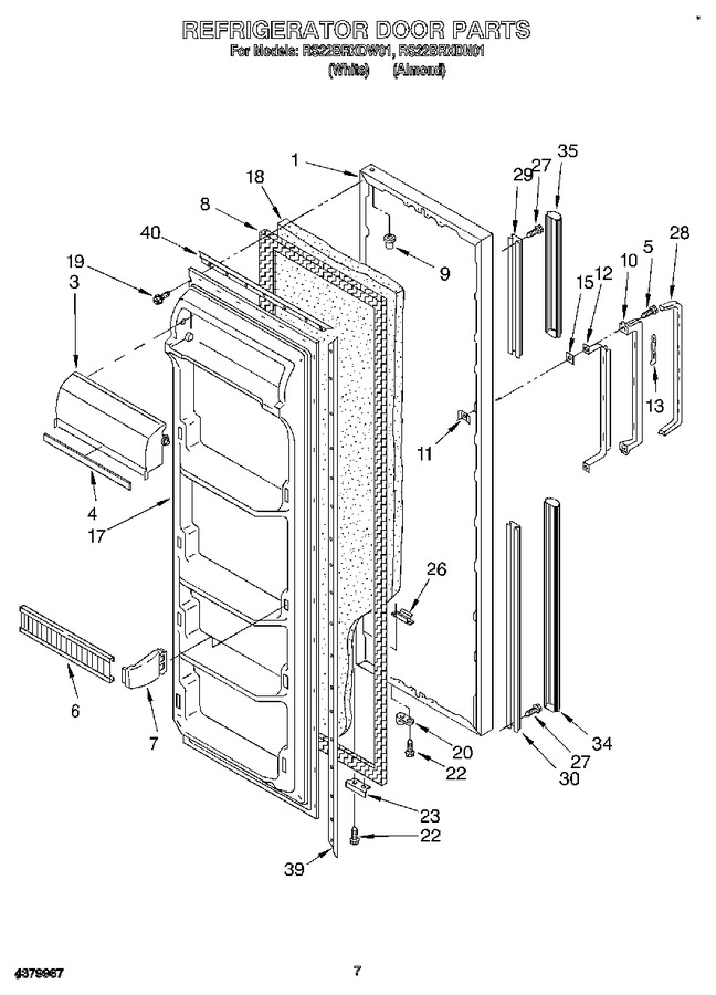 Diagram for RS22BRXDW01