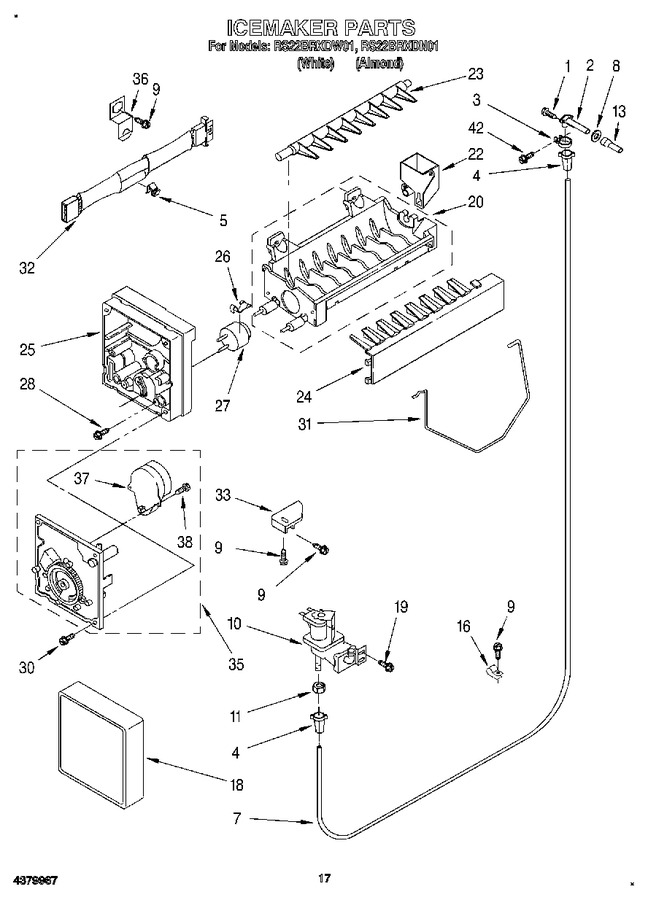 Diagram for RS22BRXDW01