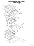 Diagram for 03 - Refrigerator Shelf Parts
