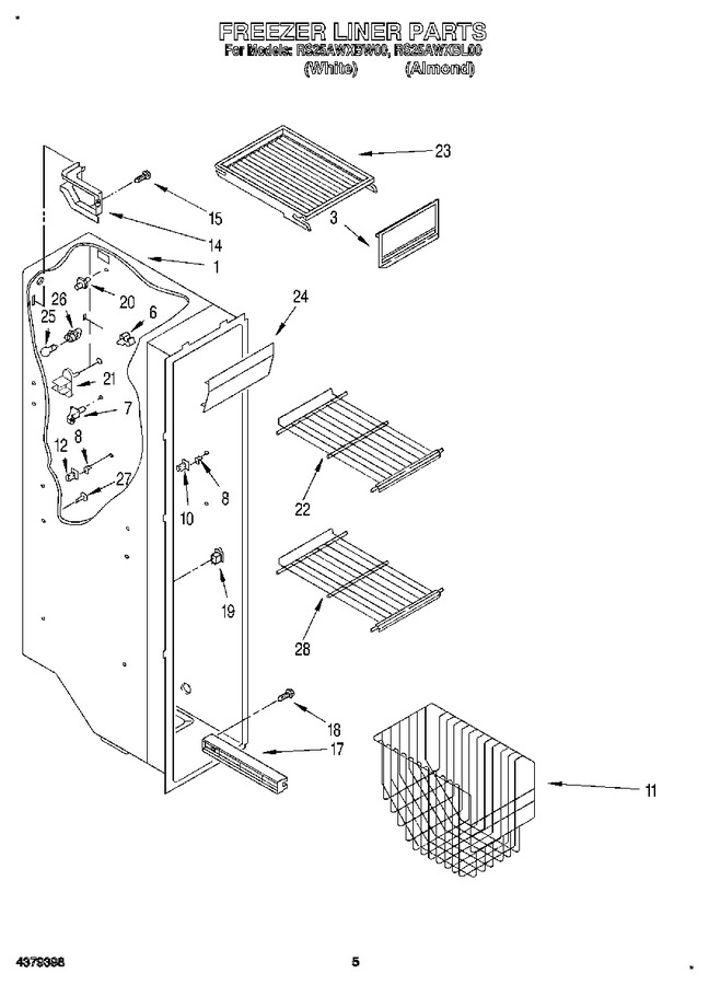 Diagram for RS25AWXBL00