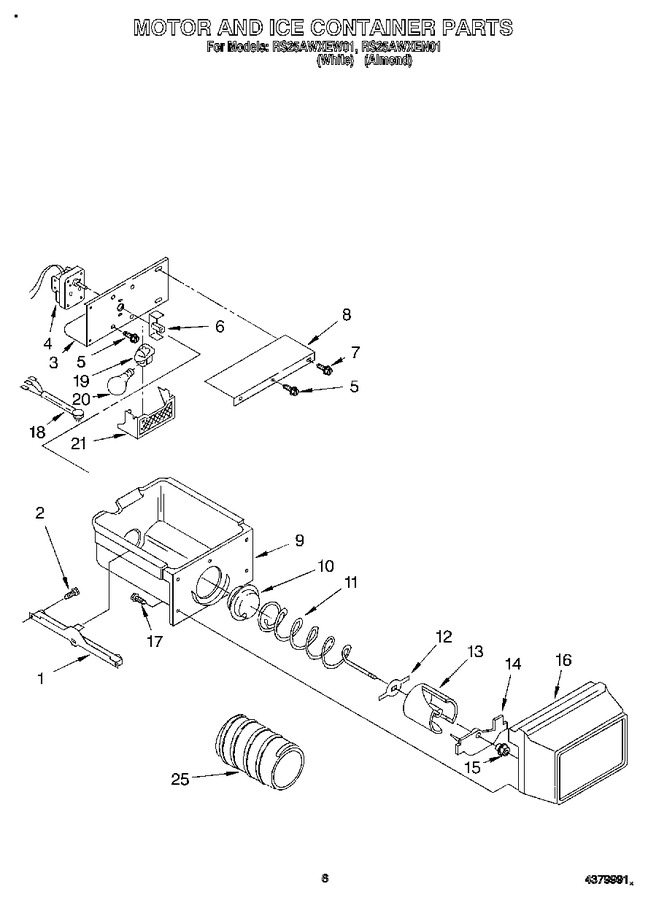 Diagram for RS25AWXEW01