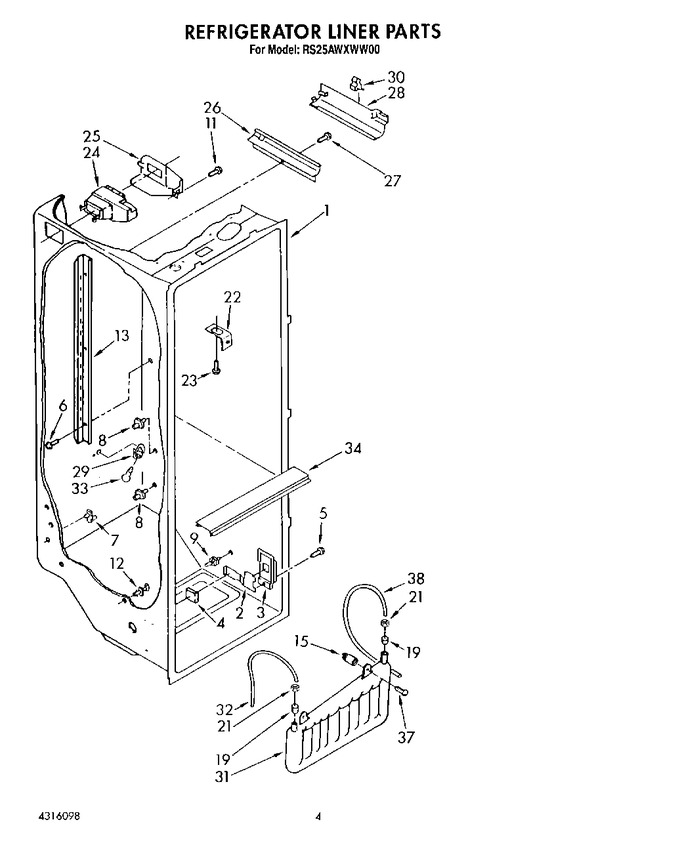 Diagram for RS25AWXWW00