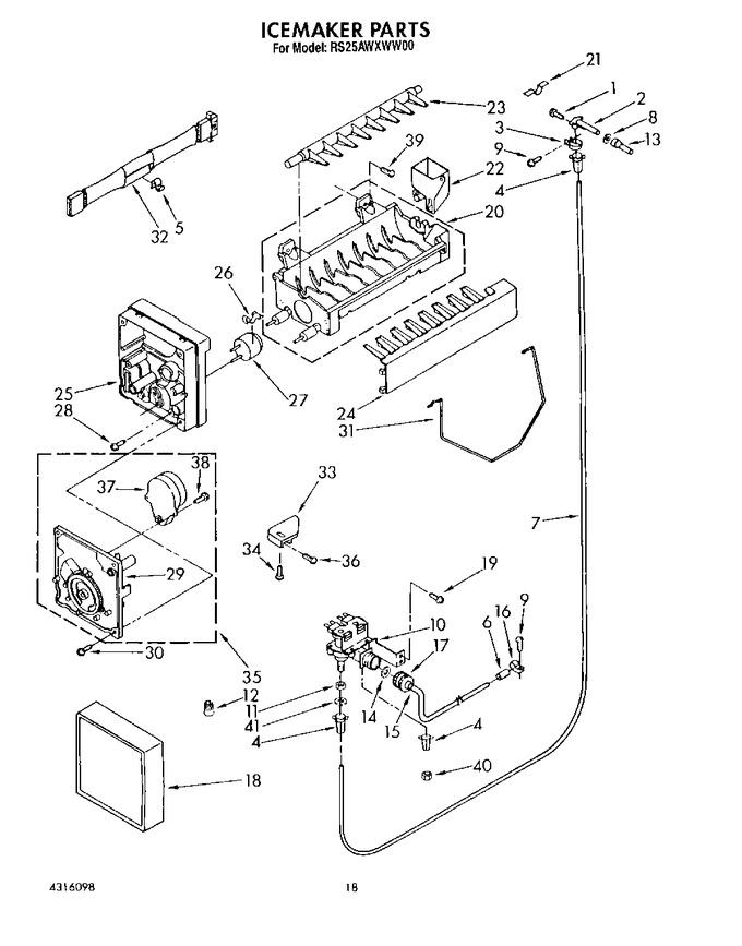 Diagram for RS25AWXWW00