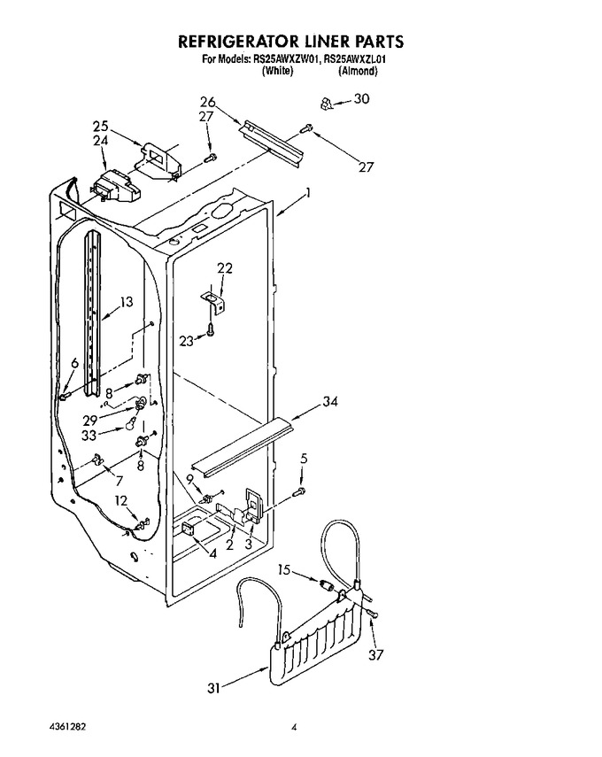 Diagram for RS25AWXZW01