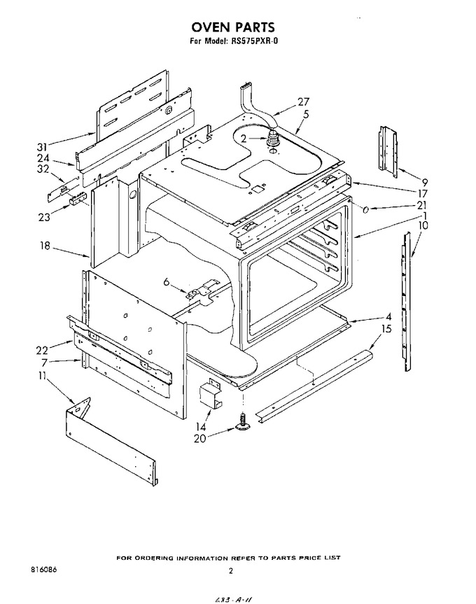 Diagram for RS575PXR0