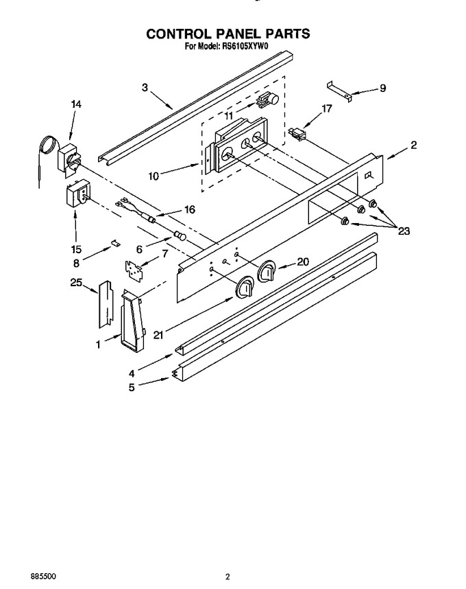 Diagram for RS6105XYW0