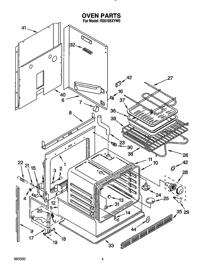 Diagram for RS6105XYW0