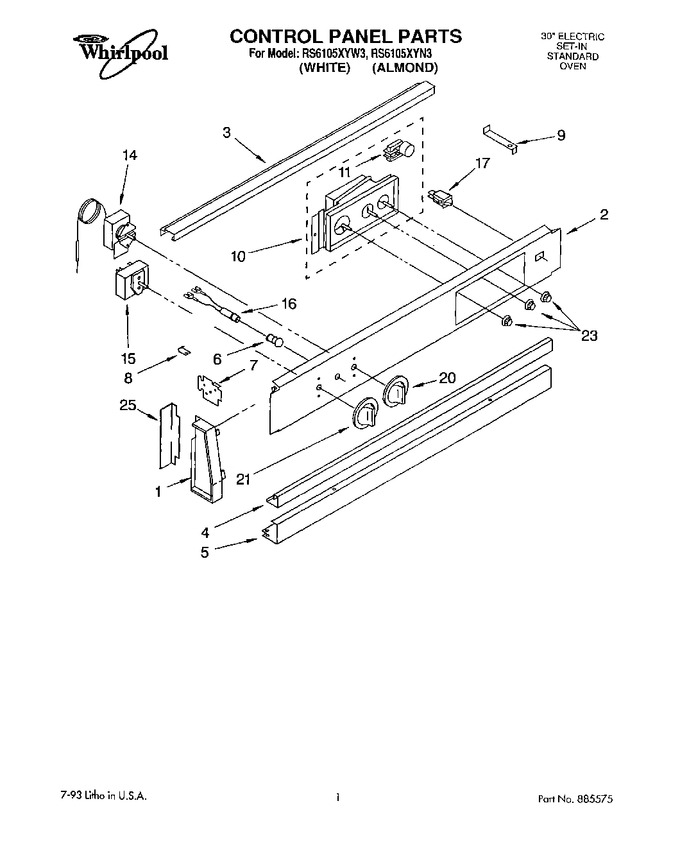 Diagram for RS6105XYW3
