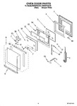 Diagram for 04 - Oven Door Parts