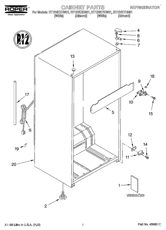 Diagram for RT12VKYHN01