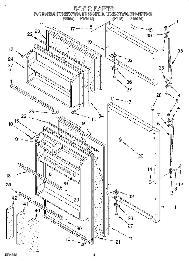 Diagram for RT14BKXFW00