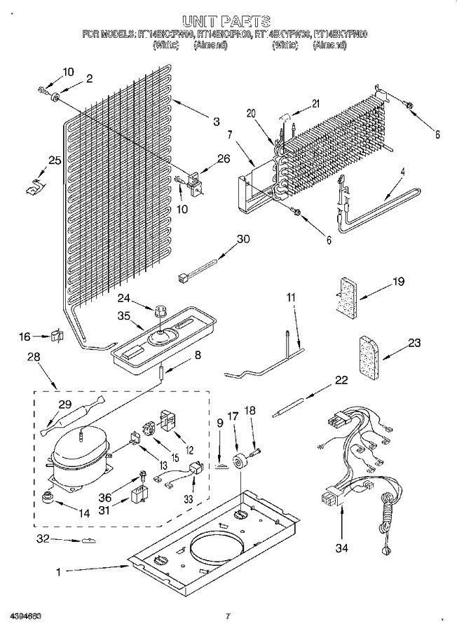Diagram for RT14BKXFW00