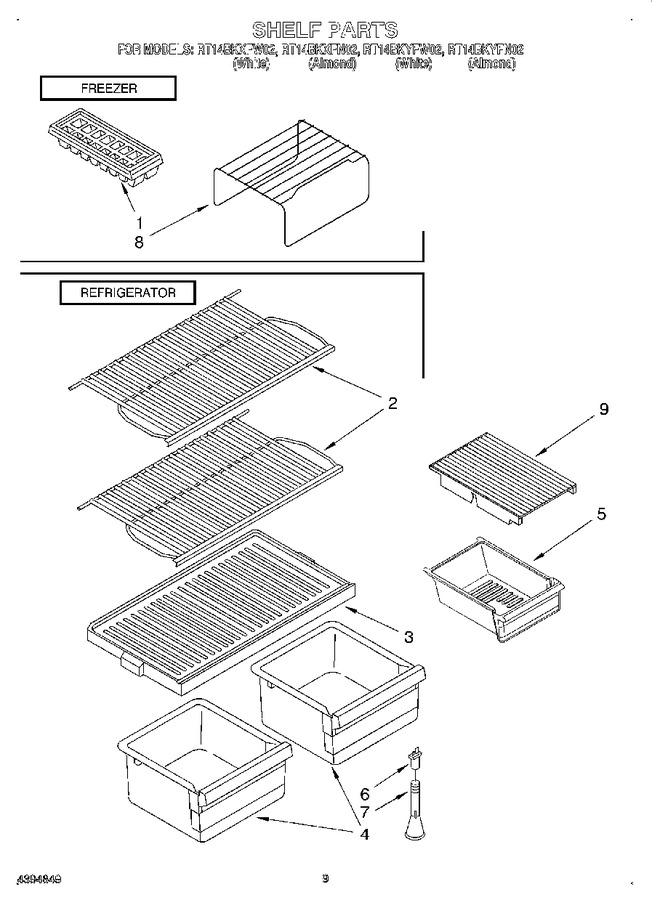 Diagram for RT14BKYFW02