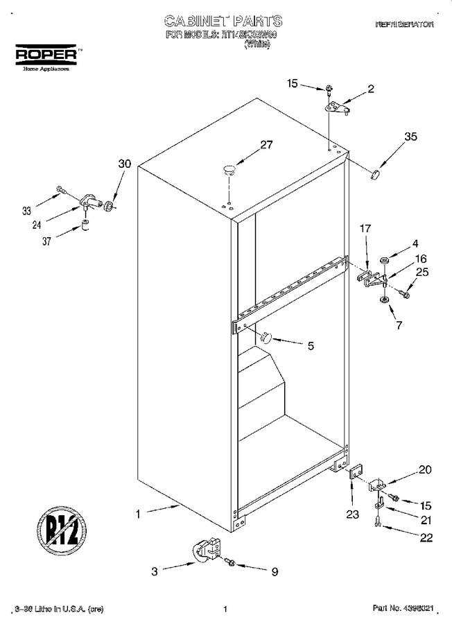 Diagram for RT14BKXGW00