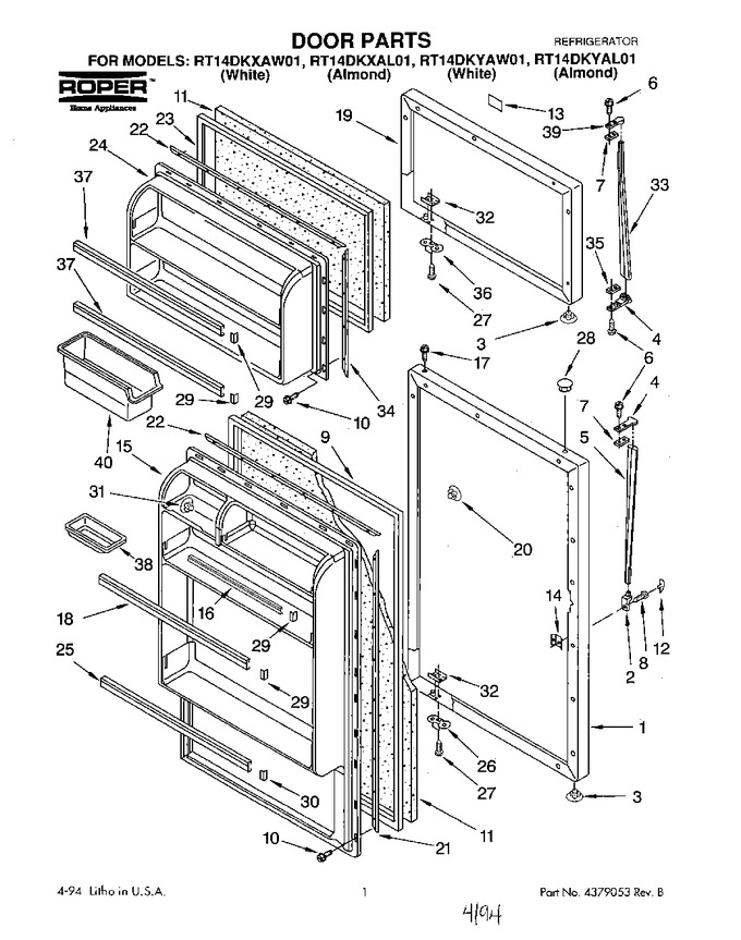 Diagram for RT14DKYAW01