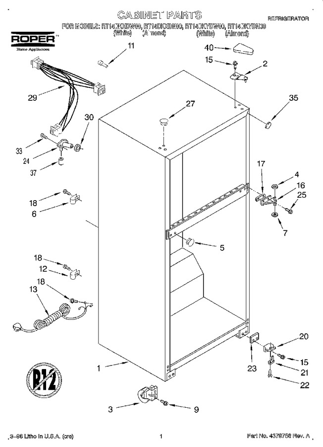 Diagram for RT14DKYDW00