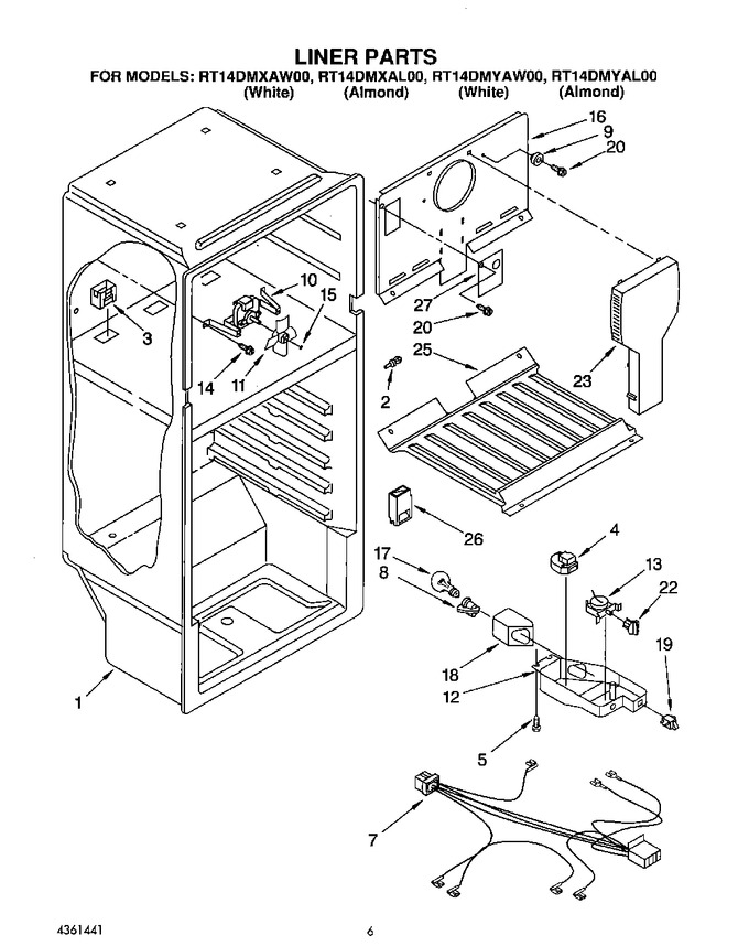 Diagram for RT14DMXAW00