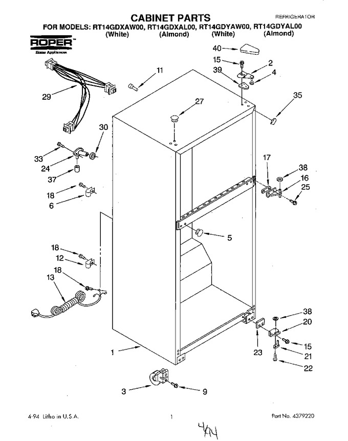 Diagram for RT14GDXAW00