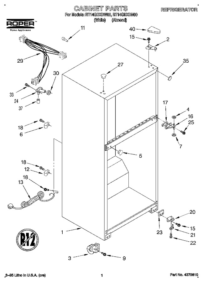 Diagram for RT14GDXDW00