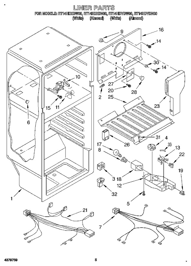 Diagram for RT14HDXDW00