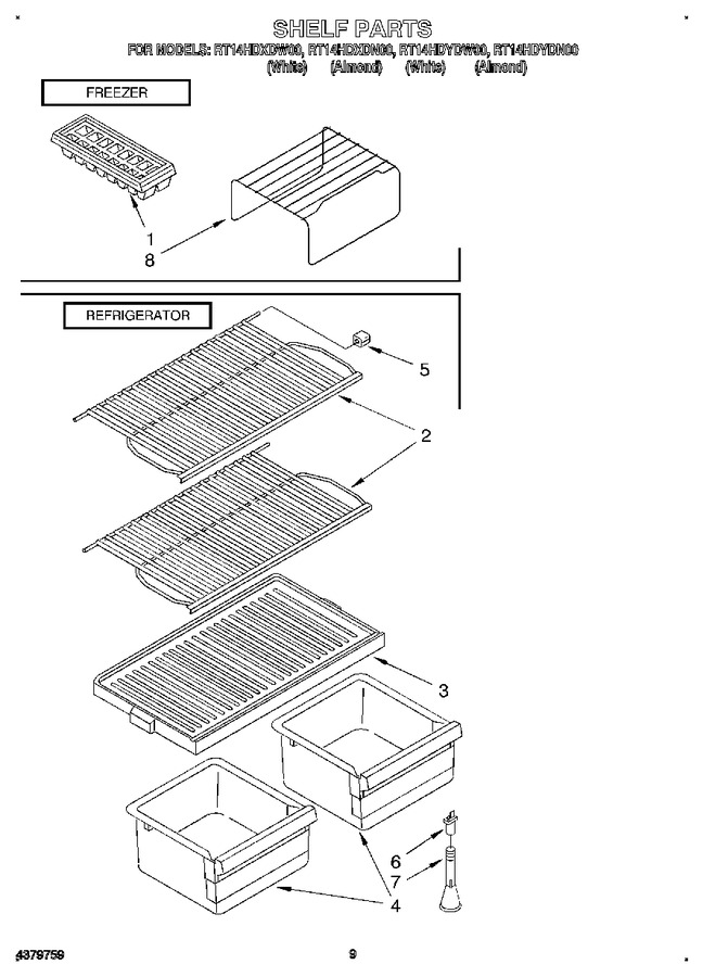 Diagram for RT14HDXDW00
