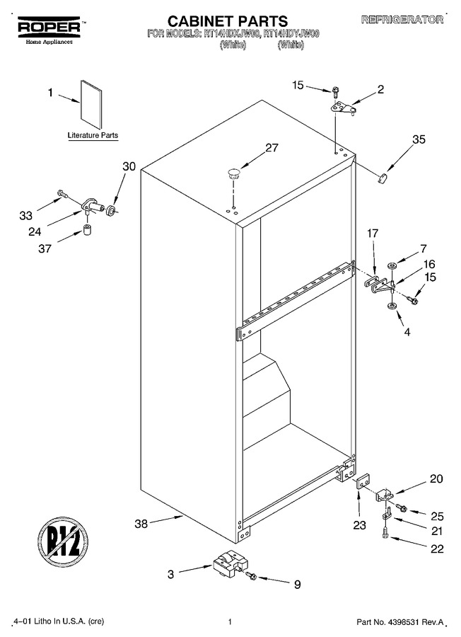 Diagram for RT14HDXJW00