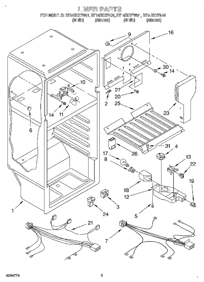 Diagram for RT14ZKYFW01