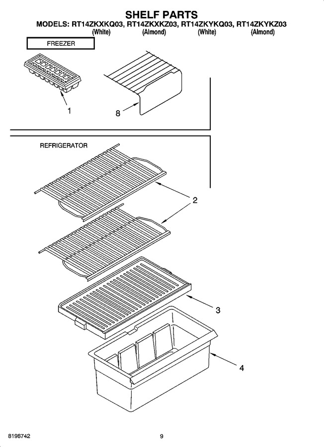 Diagram for RT14ZKXKQ03