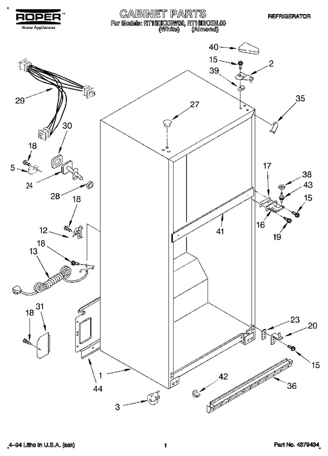 Diagram for RT16DKXBL00