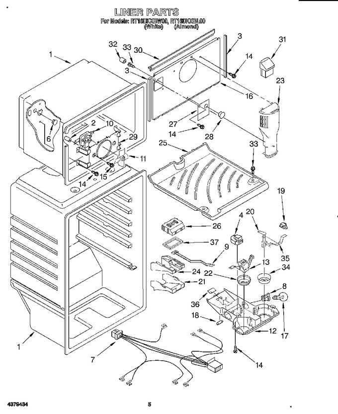 Diagram for RT16DKXBL00