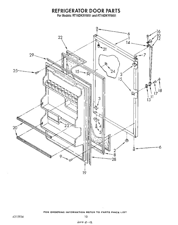 Diagram for RT16DKXVL01