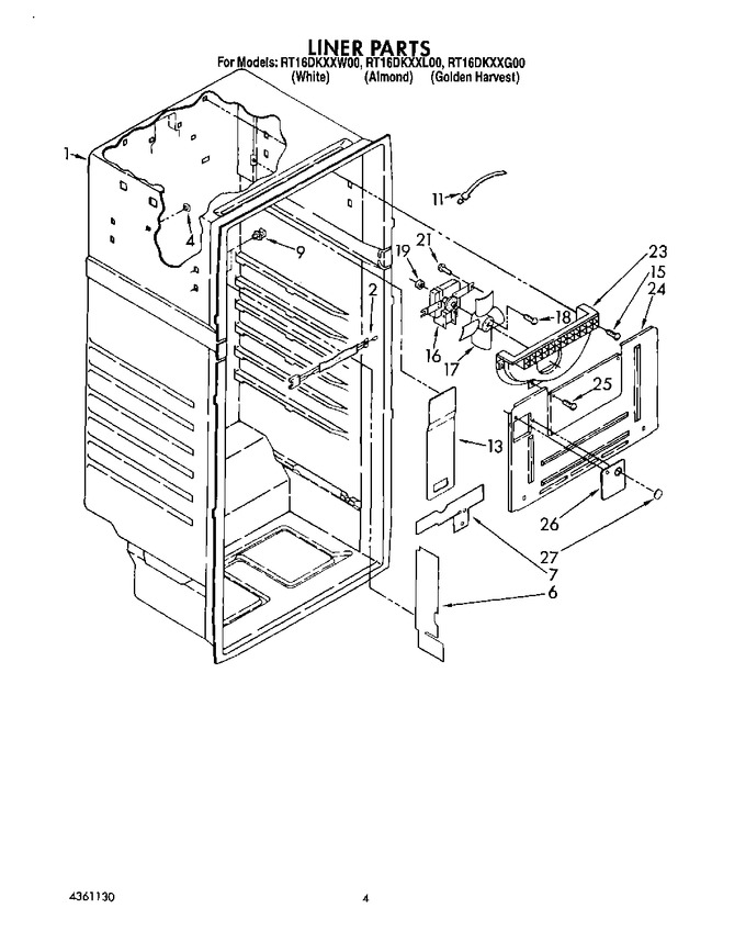 Diagram for RT16DKXXW00