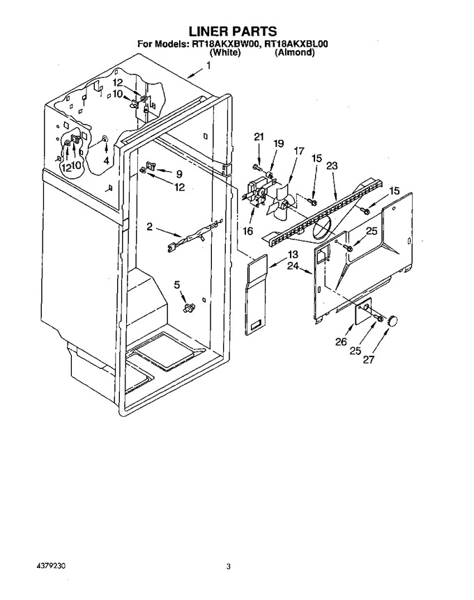 Diagram for RT18AKXBL00