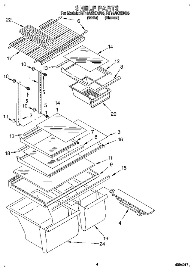 Diagram for RT18AKXDW05