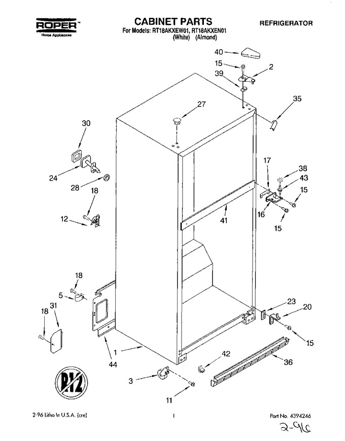Diagram for RT18AKXEN01