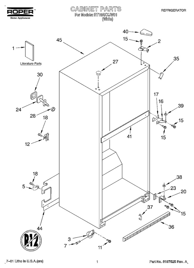 Diagram for RT18AKXJW01