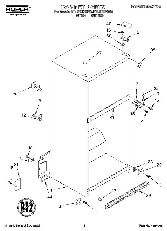 Diagram for RT18BKXDN03