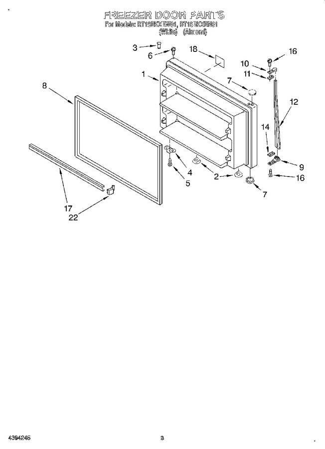 Diagram for RT18BKXEW01