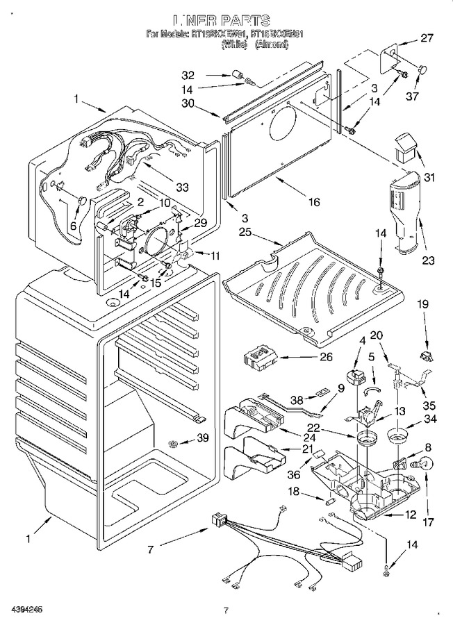 Diagram for RT18BKXEW01