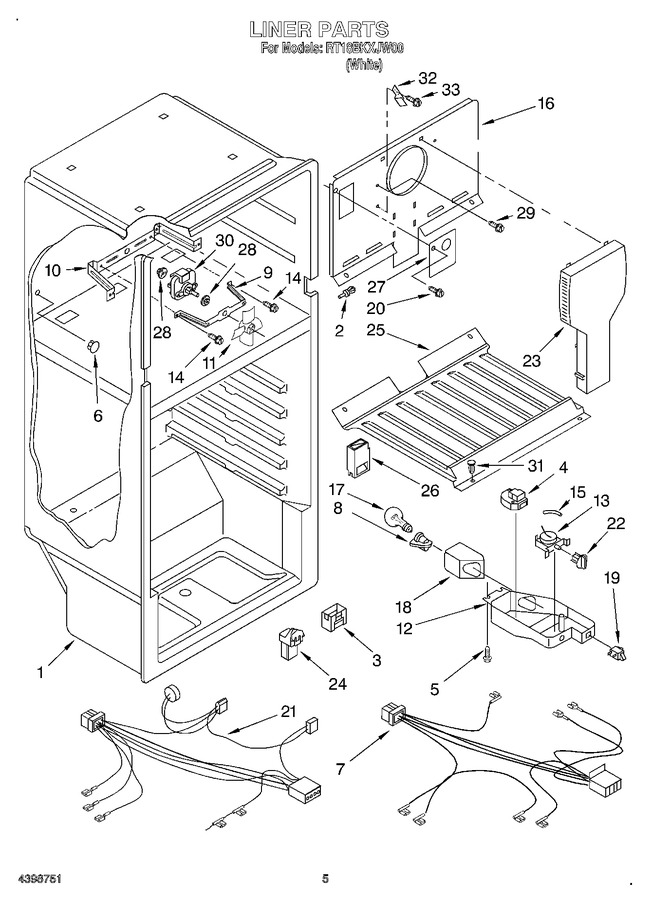 Diagram for RT18BKXJW00