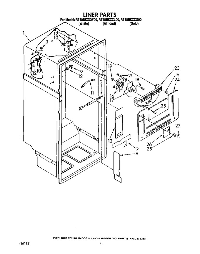 Diagram for RT18BKXXL00