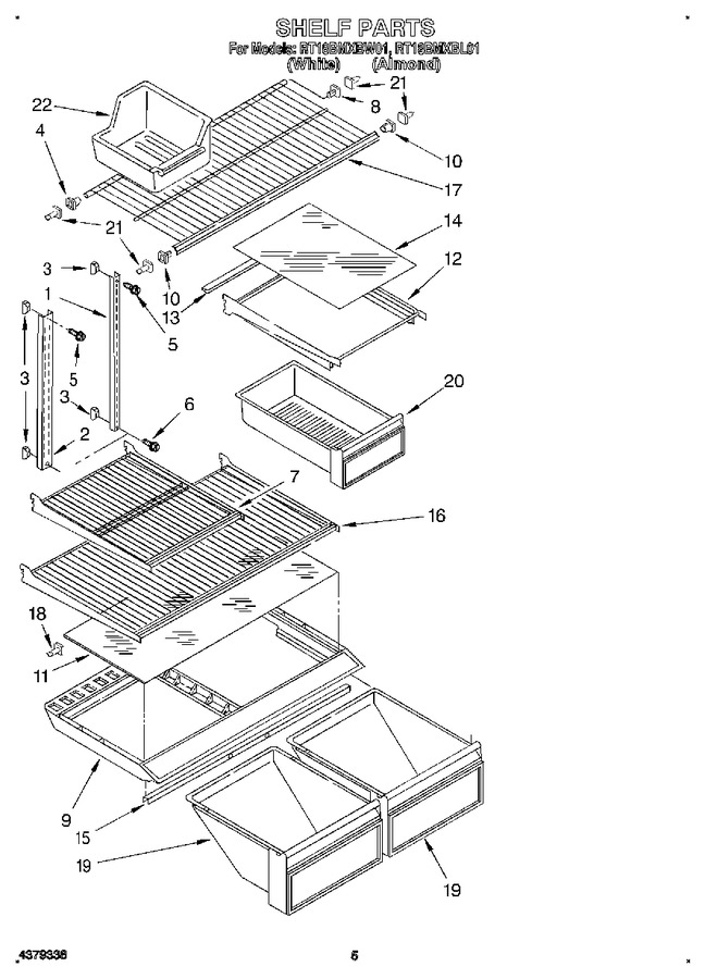 Diagram for RT18BMXBL01