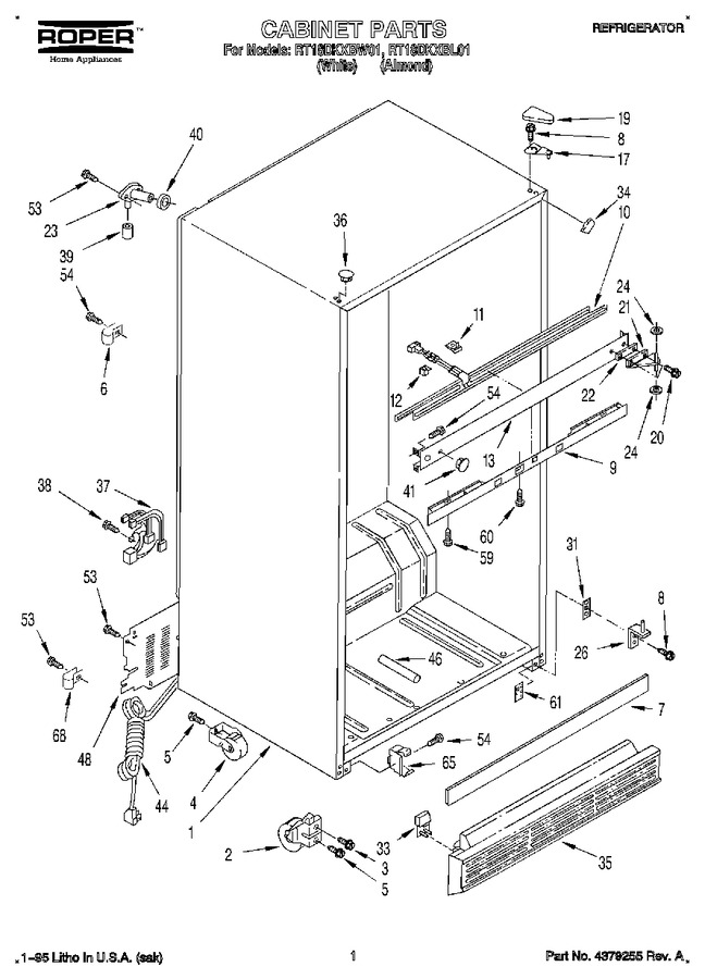 Diagram for RT18DKXBW01