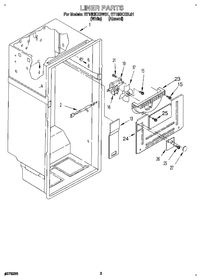Diagram for RT18DKXBW01