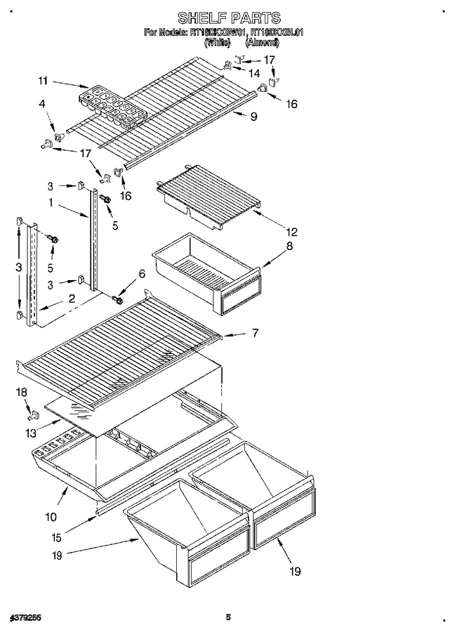 Diagram for RT18DKXBW01