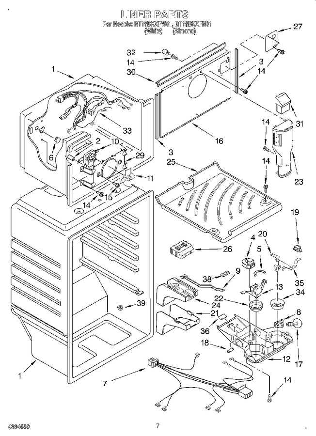 Diagram for RT18DKXFW01