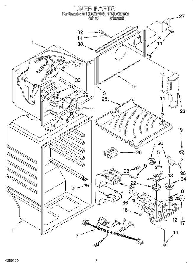 Diagram for RT18DKXFW03