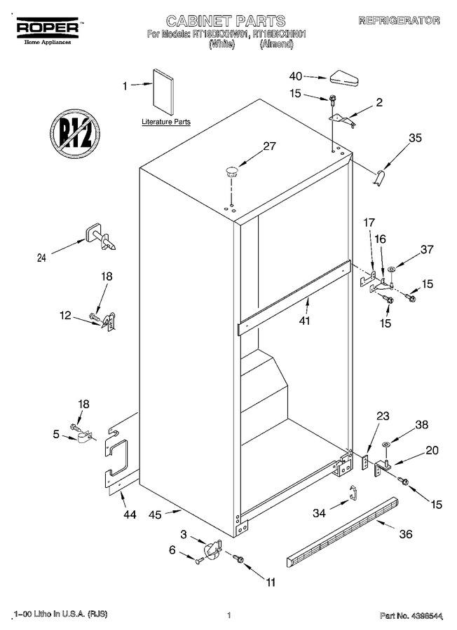 Diagram for RT18DKXHN01